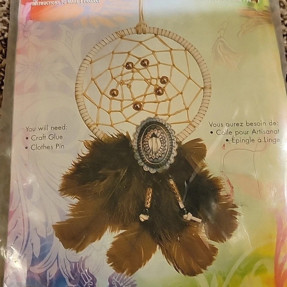 2 Tandy leather factory copper sky dream catcher kits